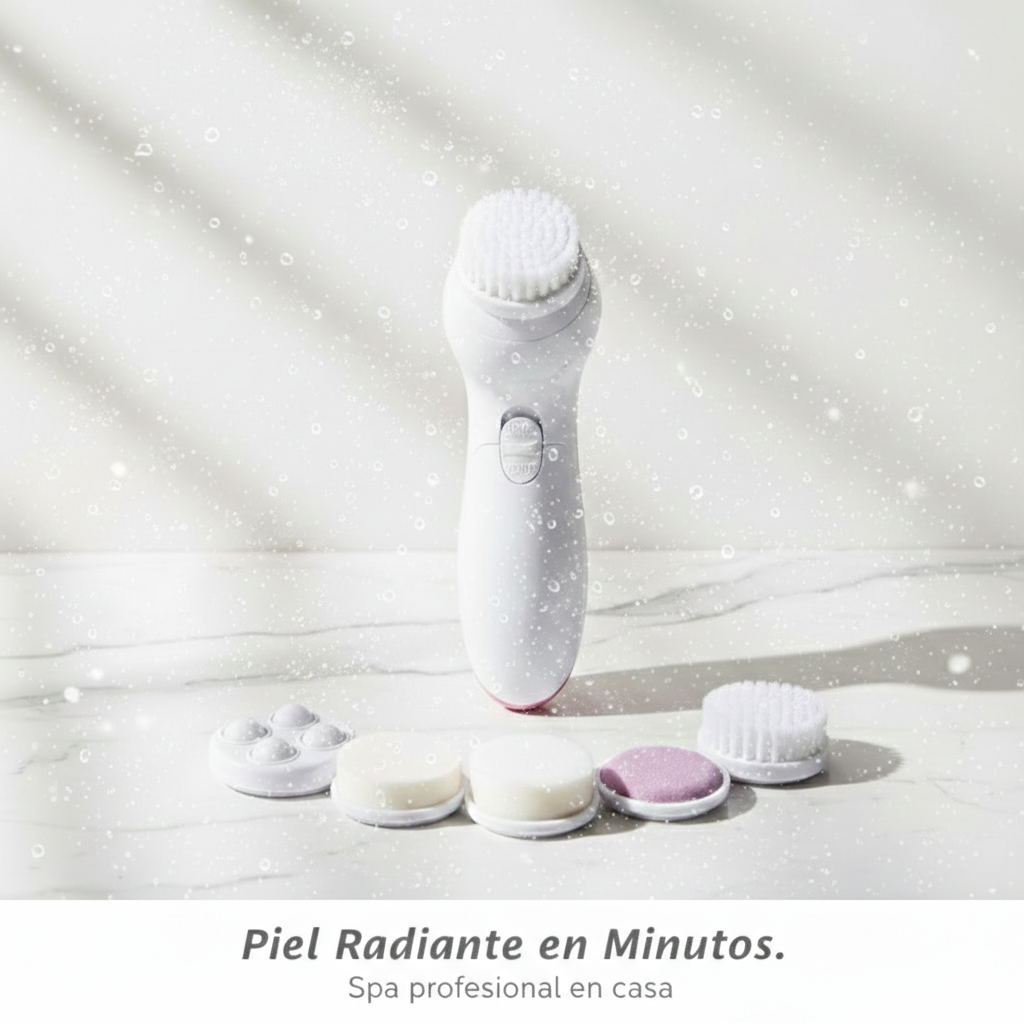 GlowPro Limpieza 5 en 1|Tu piel limpia, suave y luminosa desde la primera noche